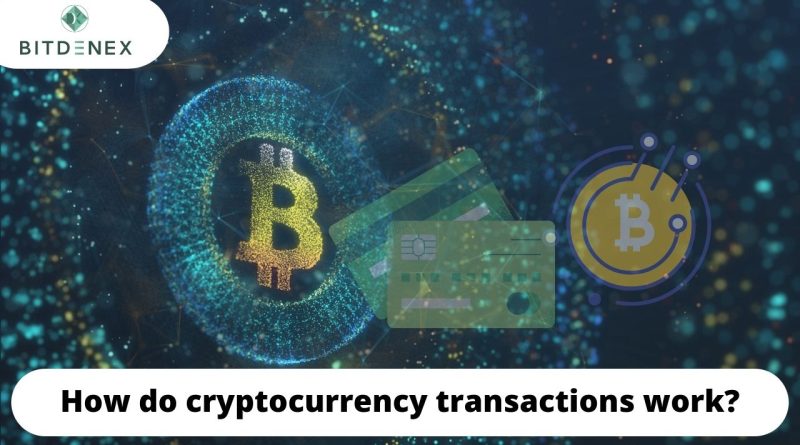 How do cryptocurrency transactions work?
