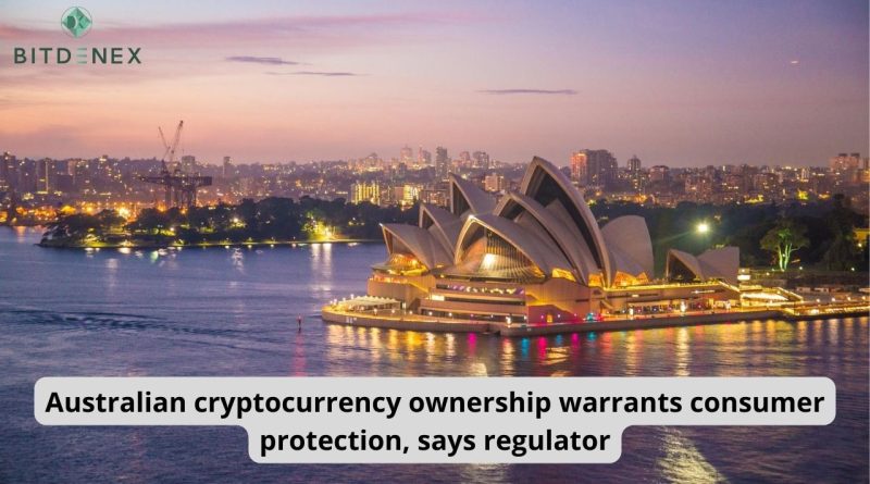 Australian cryptocurrency ownership warrants consumer protection, says regulator
