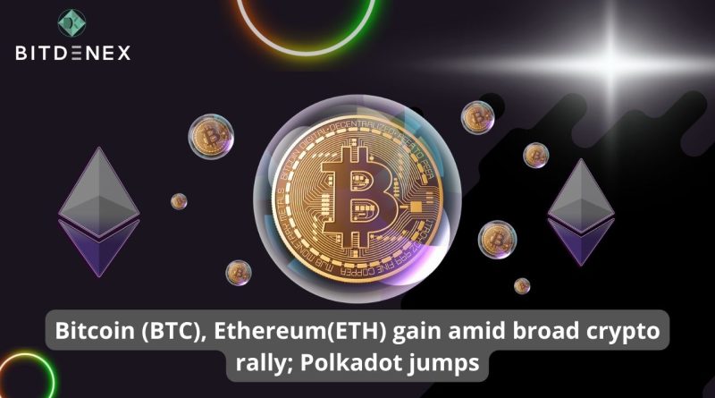 Bitcoin (BTC), Ethereum(ETH) gain amid broad crypto rally; Polkadot jumps