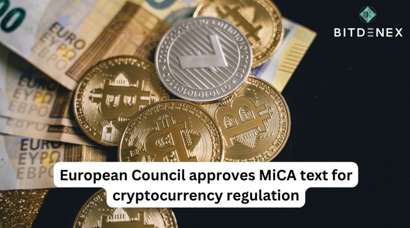 European Council approves MiCA text for crypto regulation